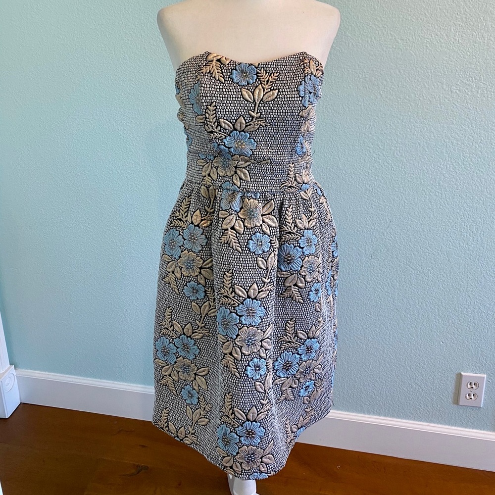 Molly Bracken Strapless Dress Brand New
